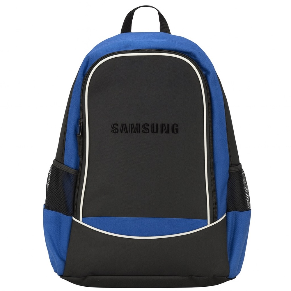 Samsung Black and Blue Backpack
